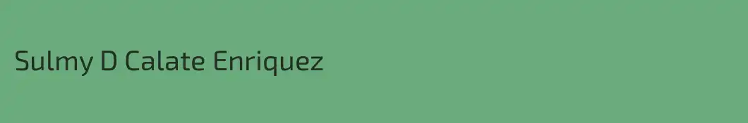 Sulmy D Calate Enriquez